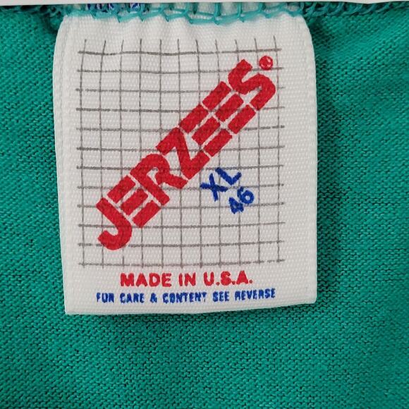 Vintage 80s South-Carolina Shirt Large 21x26 Teal Blue - Picture 6 of 9